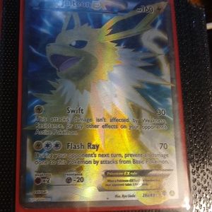 Jolteon ex full art holographic. REAL CARD
